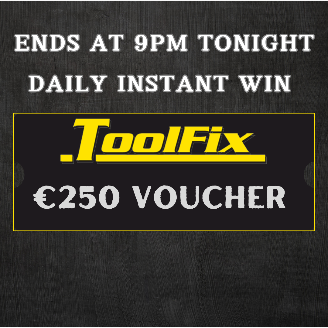 €250 Toolfix Voucher - Expires @9pm Tonight