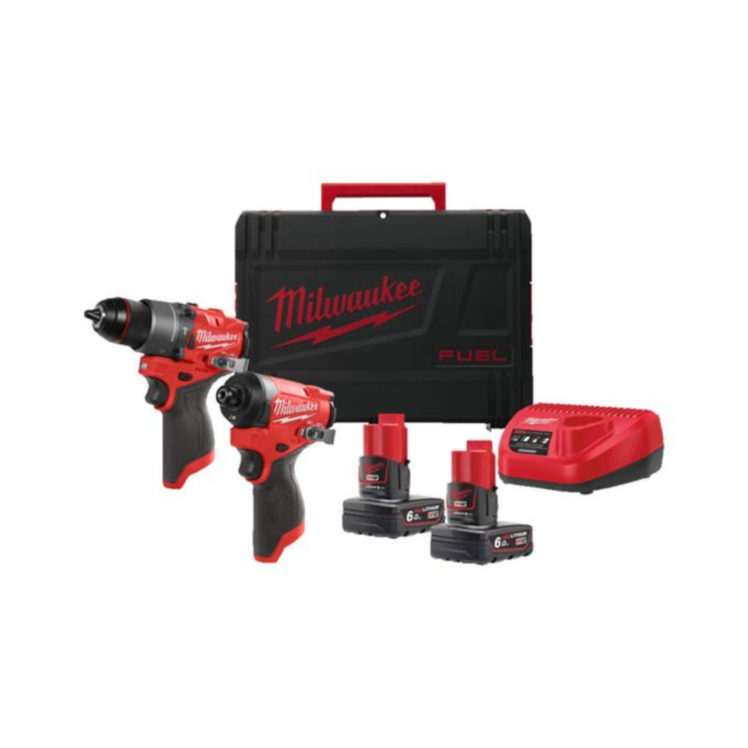 Milwaukee M12FPP2A2-602X 12V Fuel 2pc Powerpack NEW GEN (2x6.0Ah)