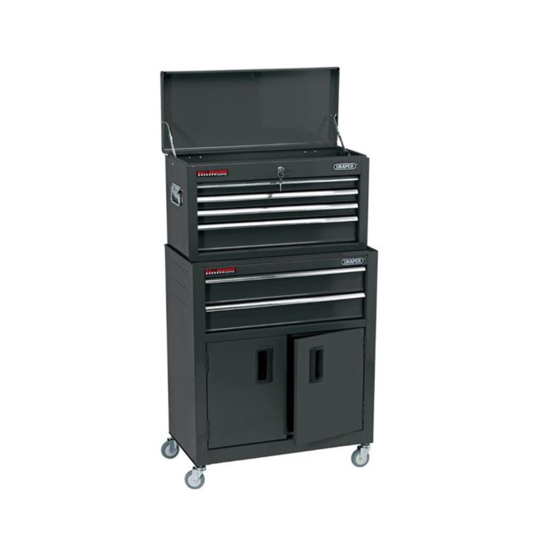 Draper Combination Roller Cabinet and Tool Chest, 6 Drawer, 24