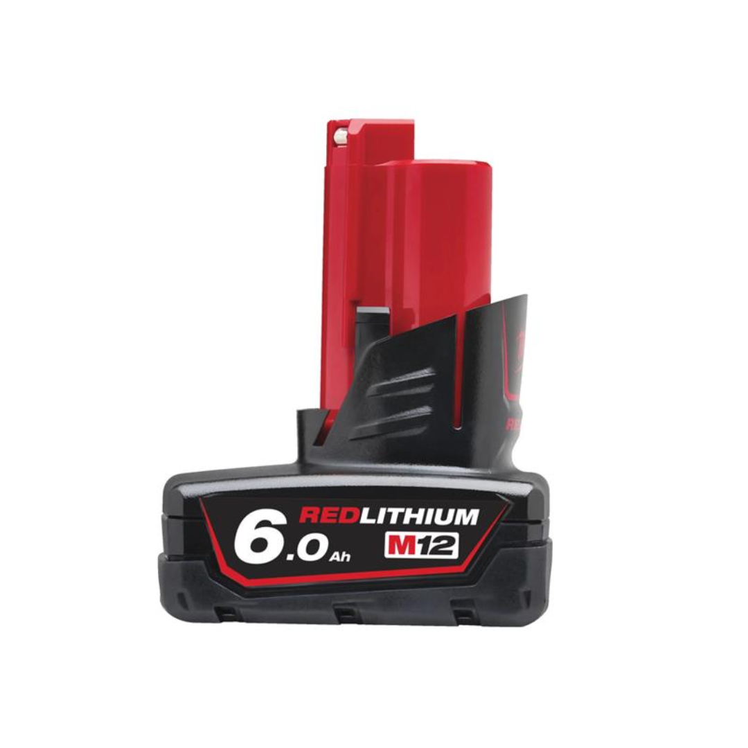 Milwaukee M12B6 12V 6.0Ah Red Lithium-Ion Battery