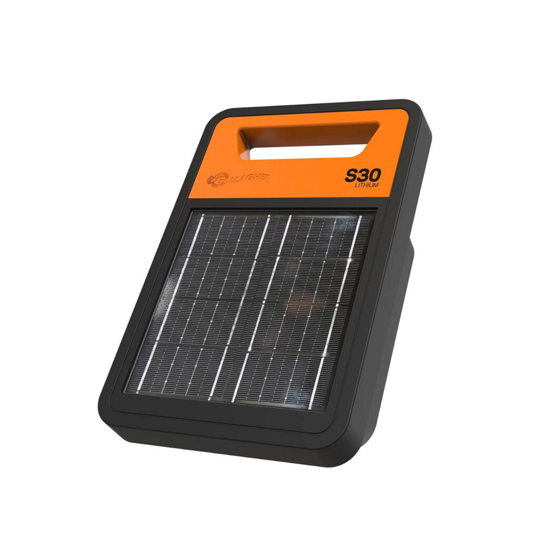Gallagher Energizer Solar S30 Including Lithium Battery (Fencer)