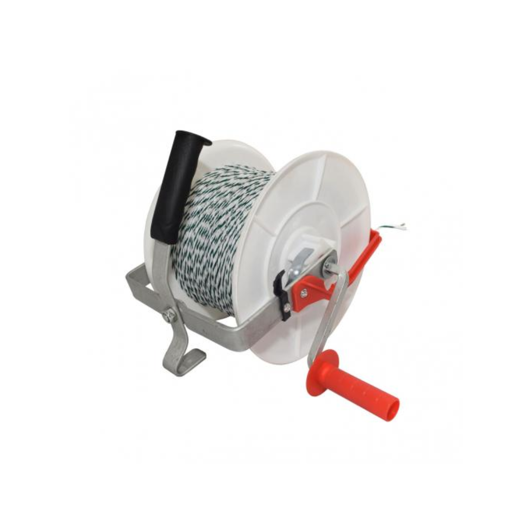 Country 3:1 Fence Reel Complete with 6 Strand 500M Wire +10 Plastic Fence posts